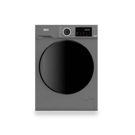 Lavarropas Bgh Automatico Carga Frontal 8kg A Inverter 1400rpm Silver Bwfe08s24ar