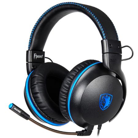 Auricular Headset Sades F Power Sa-717 / Mic / 3.5 mm
