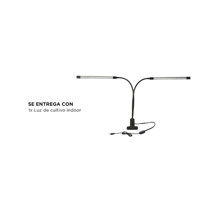 Luz Led Cultivo Indoor Gadnic GROW3 Espectro Completo Rojo y Blanco - Vista 7
