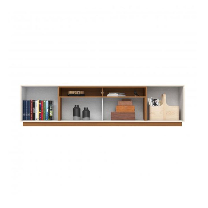 Rack Tv Henn S311-225 Domus 220Cm Blanco/Roble - Vista 2