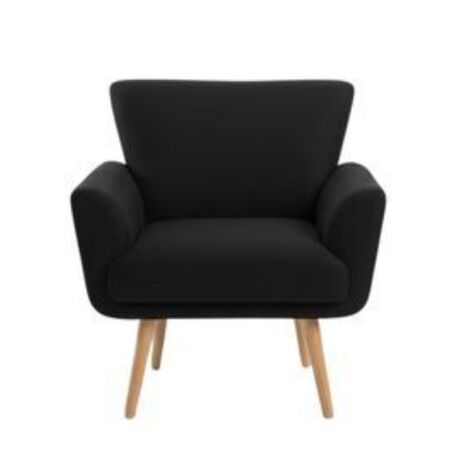 Sillon matera Klyara color Negro