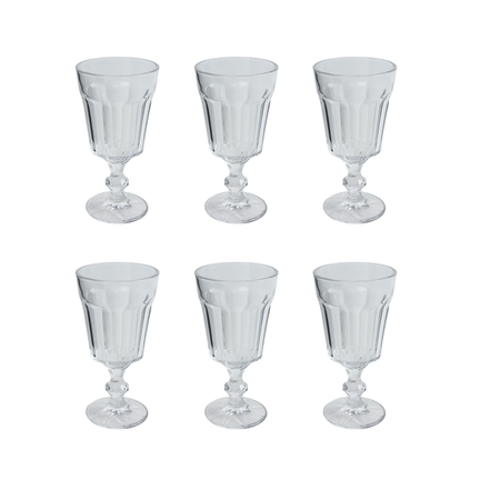Set X6 Copas De Agua 220 Cc Vidrio - Nouvelle Cuisine