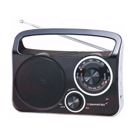 Radio Portátil Daihatsu Analógica D-rp400/bk Negro