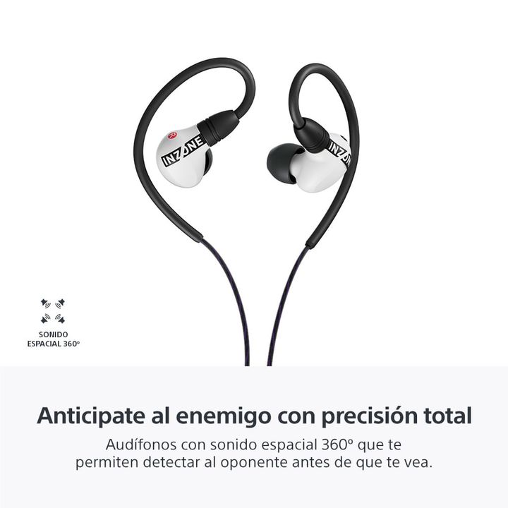Auriculares gamer in-ear Sony INZONE E9 - Vista 2