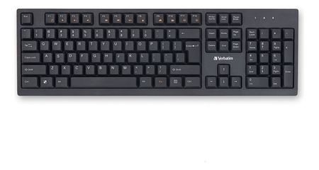 Teclado Inalámbrico Verbatim Slim 70738 Receptor Usb