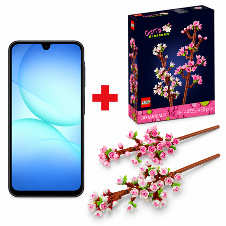 Combo Dia de la Madre Celular Samsung A17 128/4GB Negro + Lego Cerezo 40725