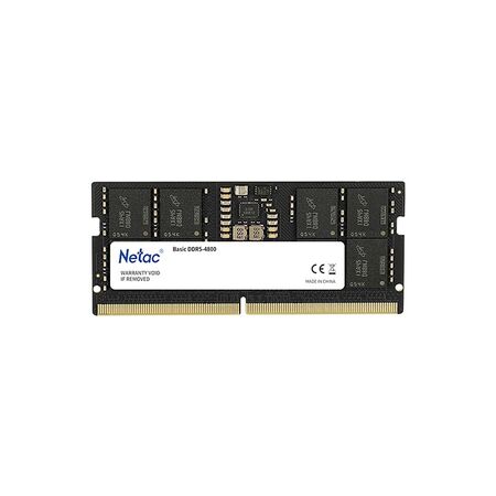 Memoria Ram 16GB DDR5 4800Mhz Netac Basic SODIMM  para Notebook