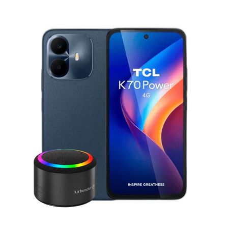 Combo TCL K70 4+128GB Stardust Blue + Parlante Airbender AS1 5W
