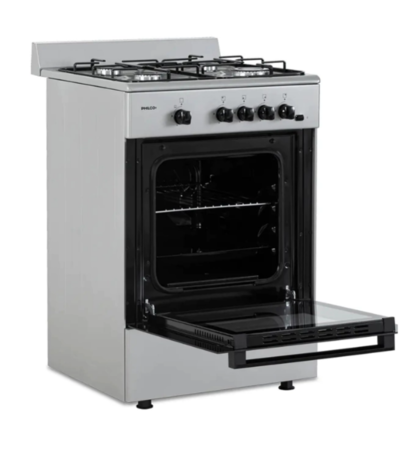 Cocina Multigas Philco Phcm56 4 Hornallas 56cm Color Plata P