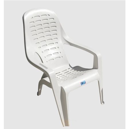 Combo x4 Sillones Pvc Color Blanco Nr Beach