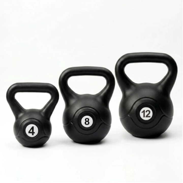 Combo 3 Pesas Rusas – 4 kg + 8 kg + 12 kg - Vista 1