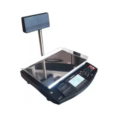 balanza digital comercial kretz aura 30kg con impresora lcd