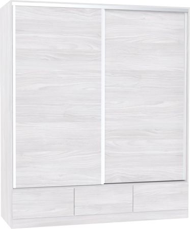 Placard Muebles Orlandi 2P Corredizas 3122 182Cm Jacaranda