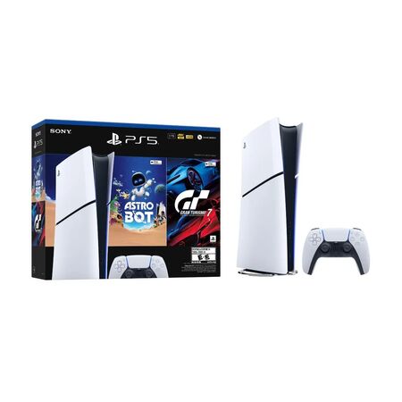Consola Sony PlayStation 5 Digital 825GB Bundle Gran Turismo 7 + Astrobot