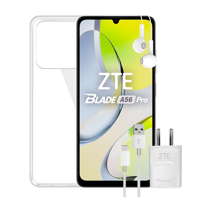 ZTE A56 Pro 4+8GB 128GB Grey + Kit Karaoke Bluetooth Dekkin BT-030 - Vista 2