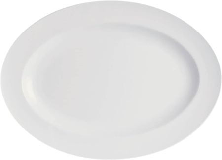 Plato Fuente Ovalado 30 Cm Porcelana Baralee Simple Plus
