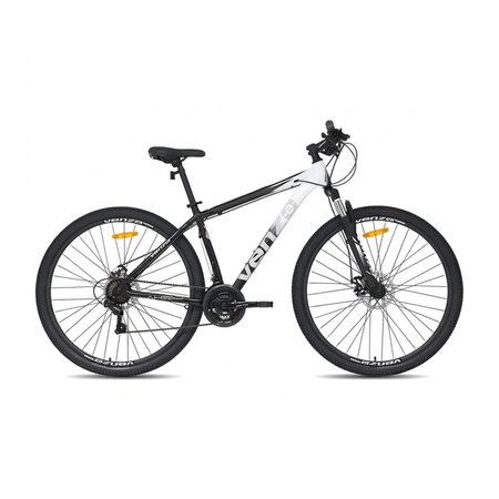 Bicicleta MTB Venzo Ahead Talle S R29 21V Negro/Blanco Disco Mec.
