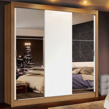 Placard Madesa Monaco 3 Puertas Corredizas 2 Espejos 170x205 01