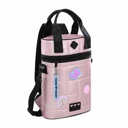 Bolso Matero Mochila Porta Mate Trendy 18474 Rosa