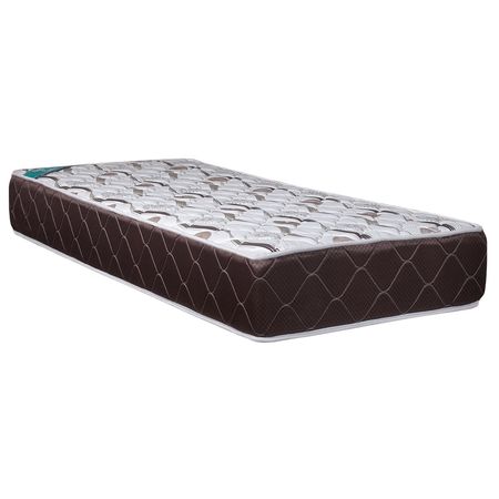 Sommier y Colchon Maxiking Esmeralda 1 Plaza 80x190x26cm de Resortes Bonnell Tela de Jackard