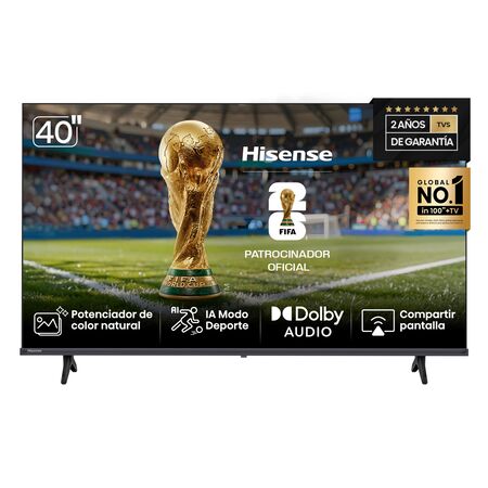 Televisor Hisense Smart TV 40" Full HD A42K