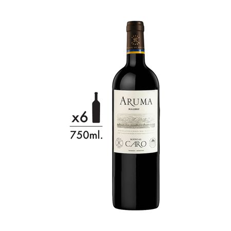 Vino Tinto Aruma Malbec Caja x 6
