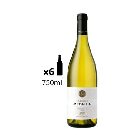 Vino Blanco Trapiche Medalla Chardonnay Caja x 6
