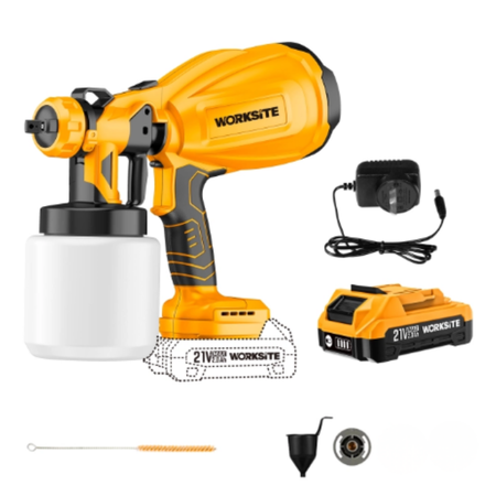 Maquina Pistola Para Pintar Latex Pintura Worksite 1000ml