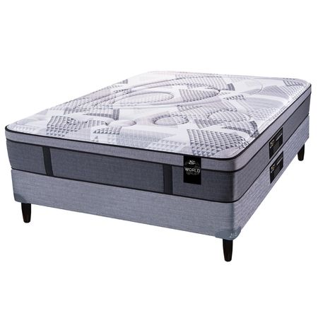 COLCHÓN + SOMMIER KING KOIL LUXURY POCKET 120 GOLD RESORTES 140X190