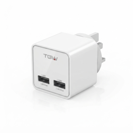Cargador Tagwood ICHAR32 Pared Doble Usb