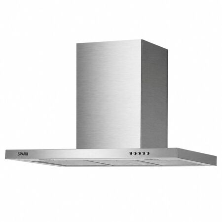 Campana Spar Recta 90cm Acero Inoxidable