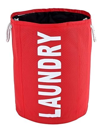 Cesto Canasto De Ropa Plegable Tela Plástica 43 X 35 Cm 