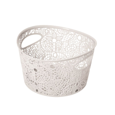 Canasto Organizador Contenedor Cesto Caja Plastico25X16