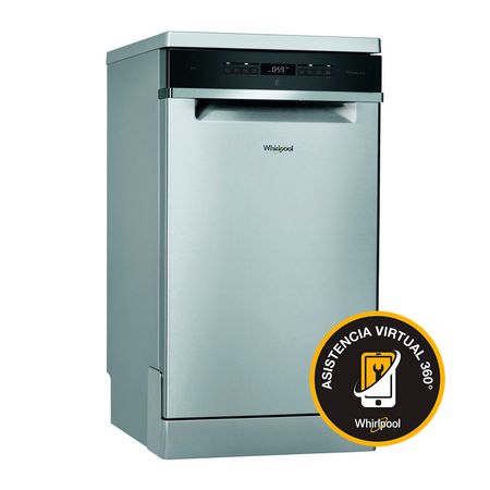 Lavavajillas Whirlpool WSFO3T2X Sense Inverter 10C Inox