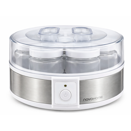 Yogurtera Analógica Novohome 1.2 Litros 7 Frascos De 180ml