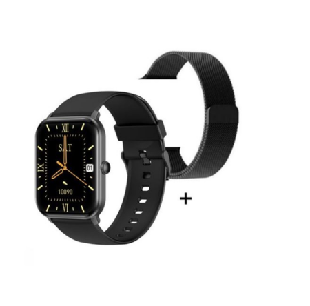 Smartwatch Reloj Inteligente Nictom NT14 + Malla Metal Negra de Regalo