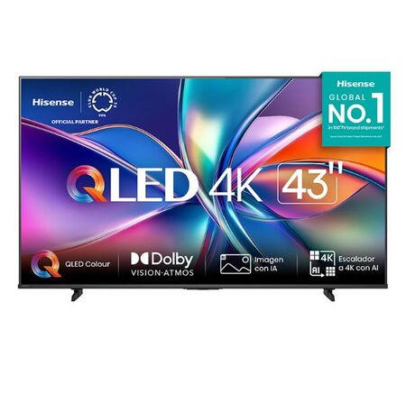 Televisor Led 43p Qled 4k Smart Tv Vidaa 43q6qv Hisense