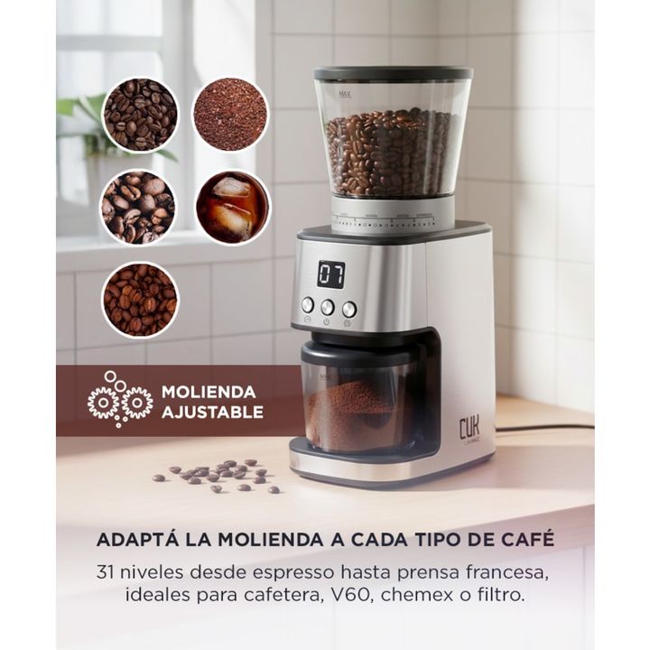Molinillo de Café Eléctrico Gadnic Kahve Línea Cuk 220w - Vista 4