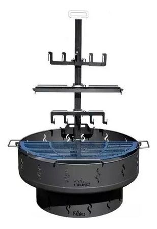 Fogón Ñuke 100 Con Parrillas Estaca Pala Atizador Y Plancha