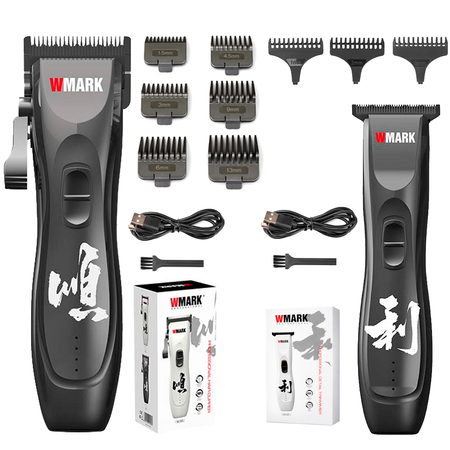 Kit Wmark Cortadora De Pelo Inalam 7000rpm NG-7004 + Trimmer