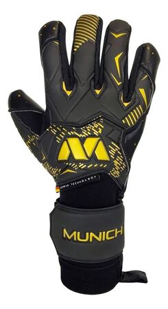 Guantes Arquero Munich Durban Palma Latex Aleman Negro 11