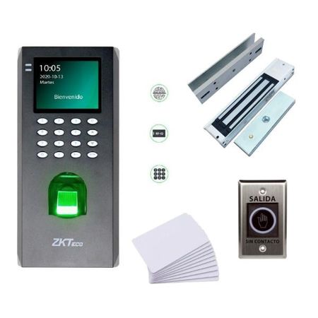 Kit Ip Zkteco Lf20 Tarjeta Boton Cerradura SF