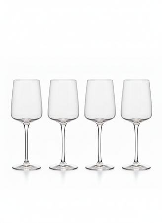 Set x 4 Copa Vaso Vino Tragos Vidrio 340 CC Pasabahce