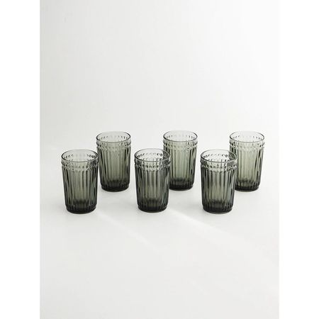 Set 6 vasos Blackly Ball Gris 320 ml