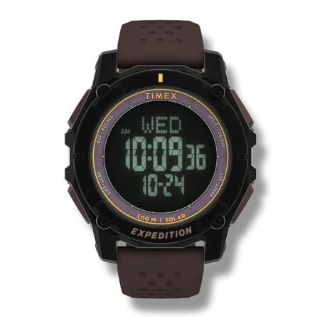 RELOJ DIGITAL TIMEX EXPEDITION, SOLAR, TODO MARRON CON NEGRO (RTX0663) (TW4B33800)
