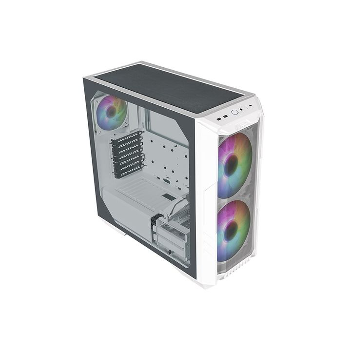 Gabinete Cooler Master Haf 500 Mid Tower White - Vista 2