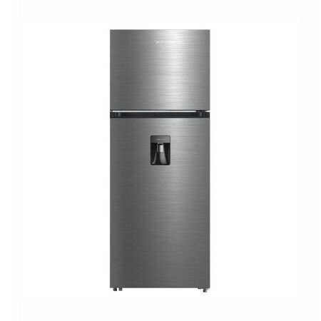 HELADERA NO FROST INVERTER MIDEA MDRT645MTE46ADW DISPENSER 470 LTS 188 X 70 CM TOP MOUNT ACERO INOX