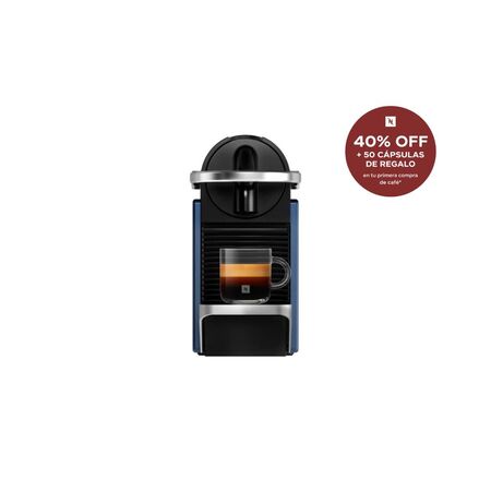 Cafetera Nespresso Pixie Blue Curva D62-AR-BL-NE