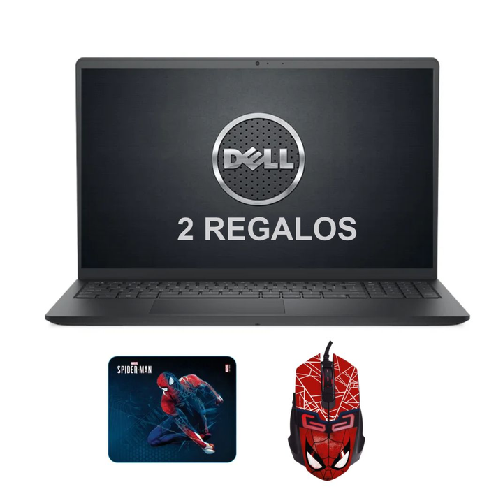 NOTEBOOK DELL INSPIRON 15DC15255 RYZEN 3 7320U RAM 8GB Disco 512GB 15.6- Mouse y pad de regalo - Vista 1