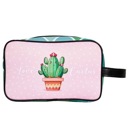 Neceser bolso de mano Love Cactus Nuevo